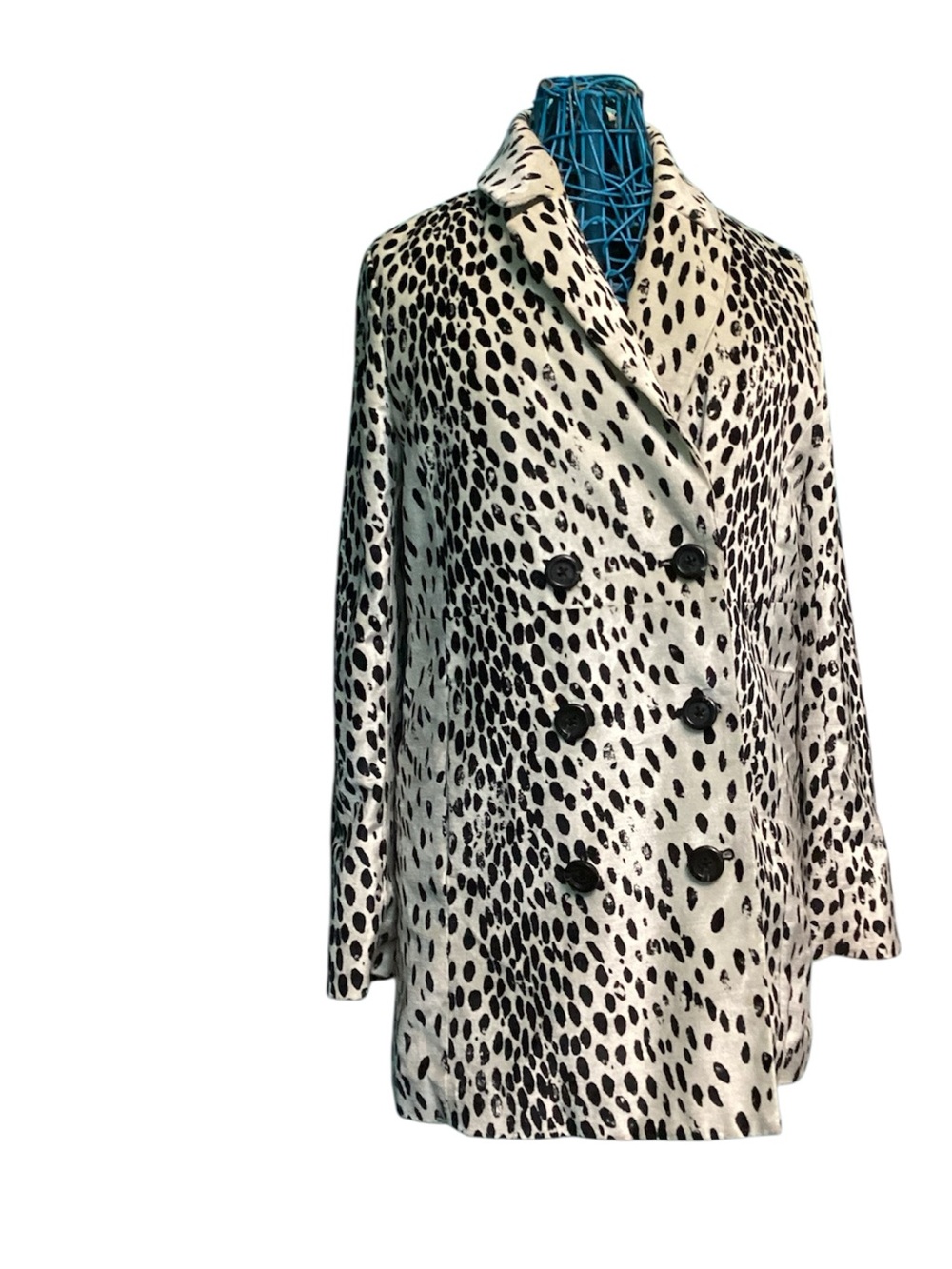 Dalmatian Print Double Breasted Jacket - Picture 2 of 8